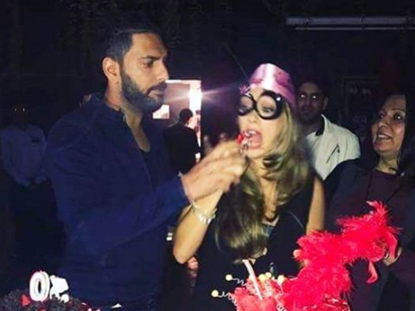 Yuvraj Singh and Hazel Keech
