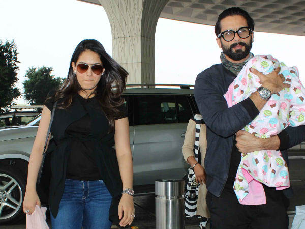 Shahid Kapoor, Misha Kapoor, Mira Rajput