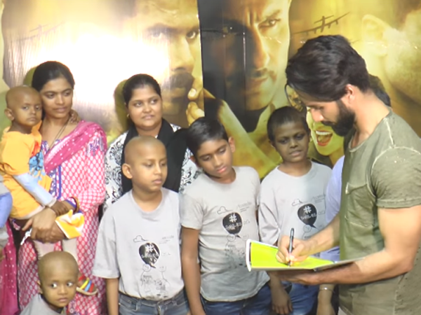 shahid kapoor with kids