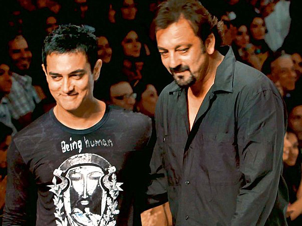 Aamir Khan and Sanjay Dutt