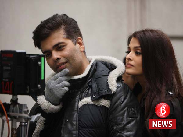 Aishwarya Rai Bachchan and Karan Johar