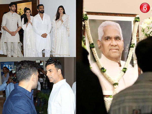 PICS: Akshay Kumar, Kajol and others offer their condolences at Suniel Shetty's father's ‘chautha’