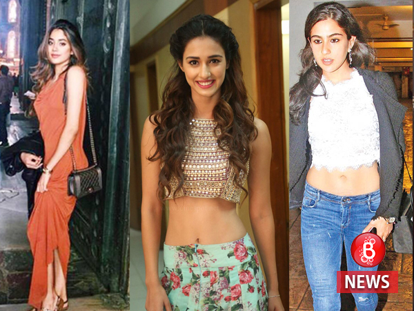 Disha Patani, Jhanvi Kapoor and Sara Ali Khan