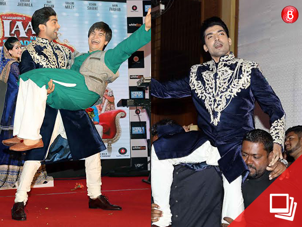 Gurmeet Choudhary and Vivaan Shah at 'Laali Ki Shaadi Mein Laaddoo Deewana' music launch event