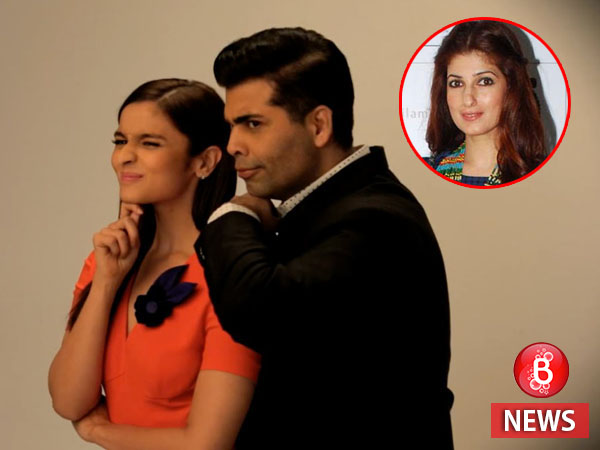 Karan Johar Alia Bhatt Twinkle Khanna