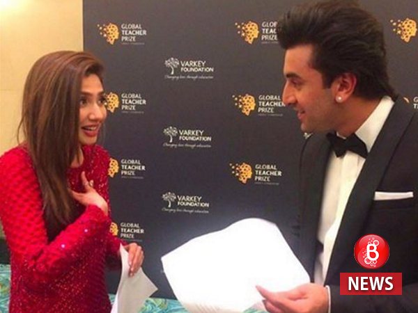 Ranbir Kapoor and Mahira Khan