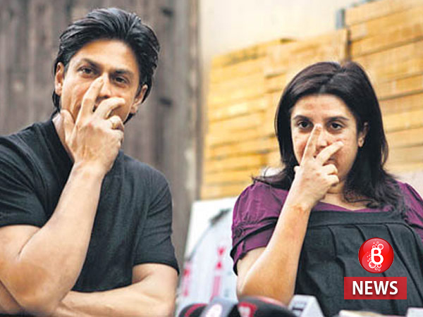 Shah Rukh Khan and Farah Khan