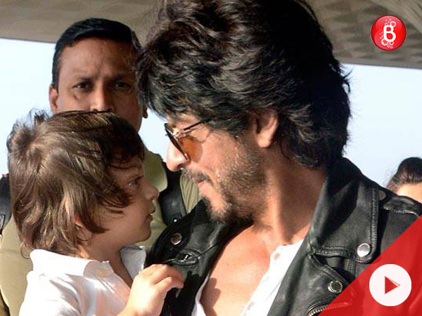 Shah Rukh Khan with son AbRam