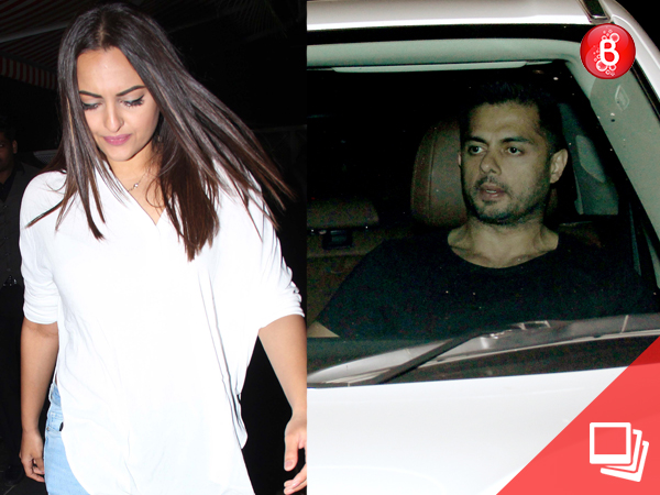 PICS: Sonakshi Sinha and Bunty Sajdeh step out together, all's well between the two!