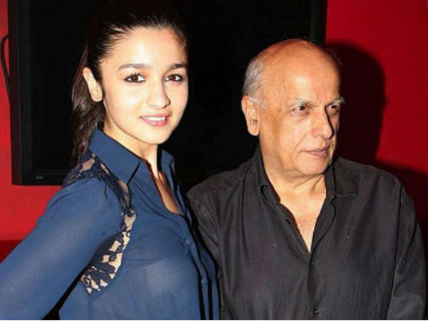 Alia bhatt and Mahesh Bhatt