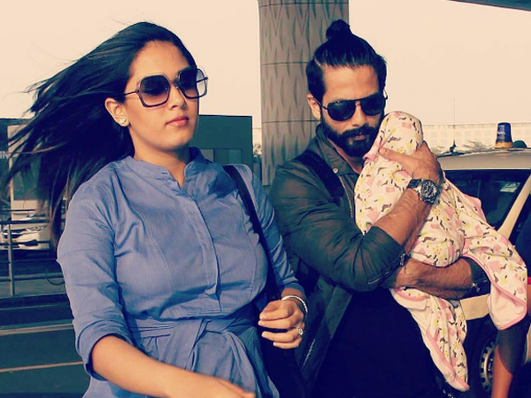 shahid kapoor, mira and misha