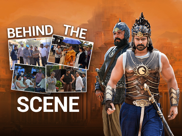 Baahubali 2 behind the scene