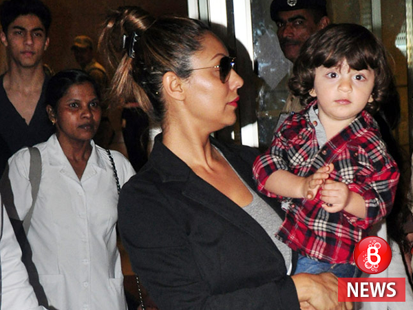 Gauri Khan and Abram Khan