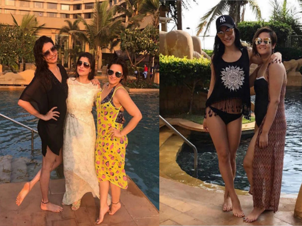 Pics: Elli Avram, Karishma Tanna, Shweta Rohira, Sneha Ullal beat the heat with poolside fun