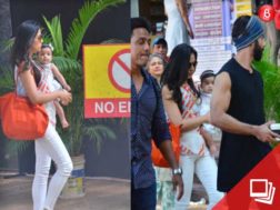 Misha with Shahid Kapoor and Mira