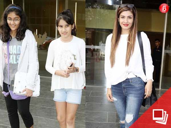 Raveena Tandon with daughter