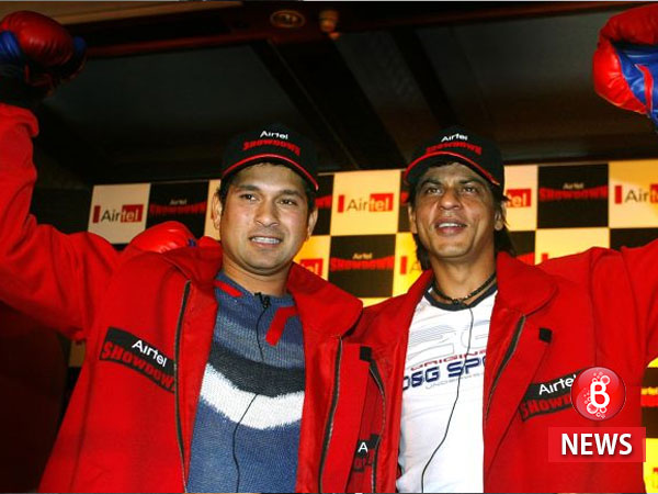 Sachin Tendulkar and Shah Rukh Khan
