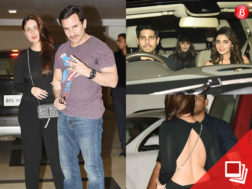 Saif Ali Khan, Kareena Kapoor Khan, Alia Bhatt and Sidharth Malhotra are snapped at Karan Johar's residence
