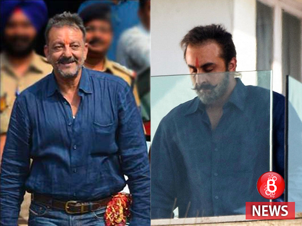 Sanjay Dutt stunned to see Ranbir Kapoor's striking resemblance to him, from his biopic