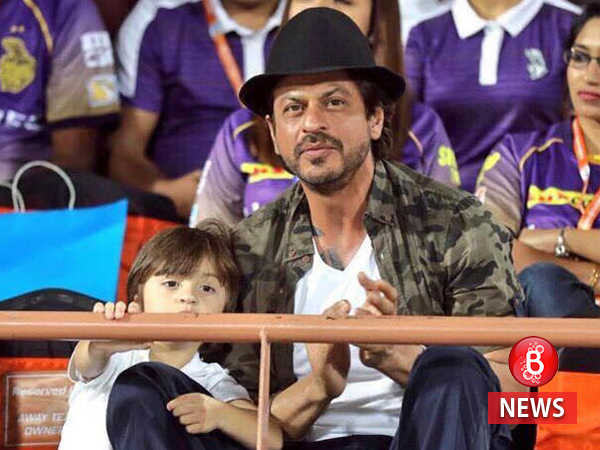Shah Rukh Khan and AbRam Khan steal thunder from the IPL Match as they sport similar tattoos