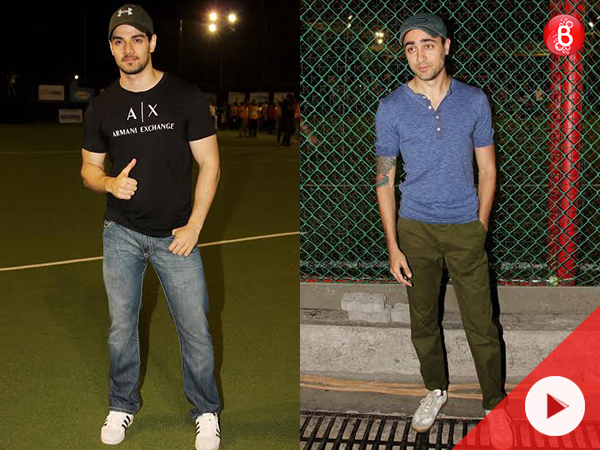 Sooraj Pancholi and Imran Khan at Tony Premier League