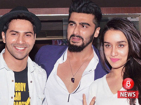 Varun Dhawan, Arjun Kapoor and Shraddha Kapoor