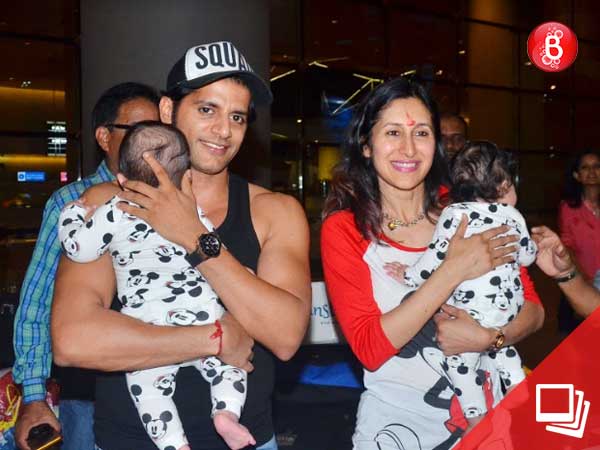 Karanvir Bohra, Teejay Sidhu and babies