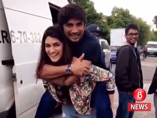 Kriti Sanon and Sushant Singh Rajput