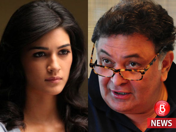 Kriti Sanon reacts to Rishi Kapoor