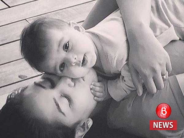Mira Rajput with Misha pic