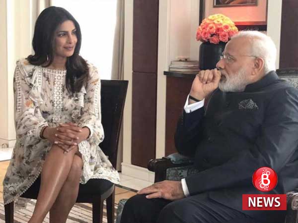 Priyanka Chopra with Modiji