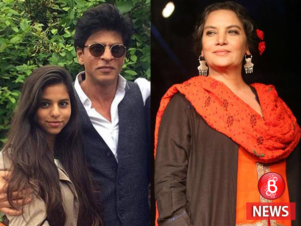 Shabana Azmi on Shah Rukh Khan's daughter Suhana Khan