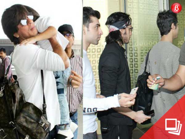 Shah Rukh Khan, AbRam and Aryan