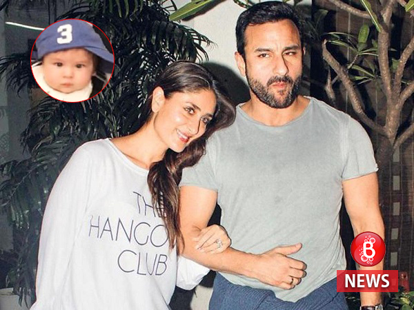 Taimur Ali Khan, Kareena Kapoor and Saif Ali Khan