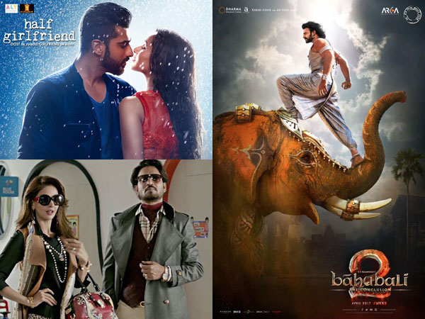 'Half Girlfriend', 'Hindi Medium' had decent first week, while 'Baahubali 2' continues its golden run