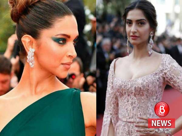 deepika padukone, sonam kapoor cannes 2017