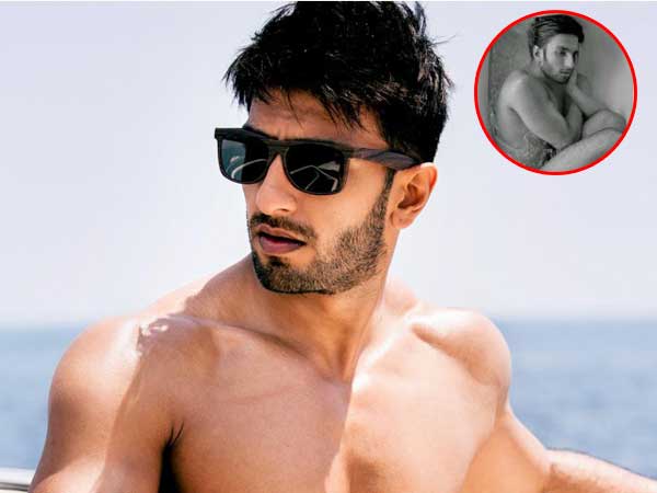 Ranveer Singh in bathtub