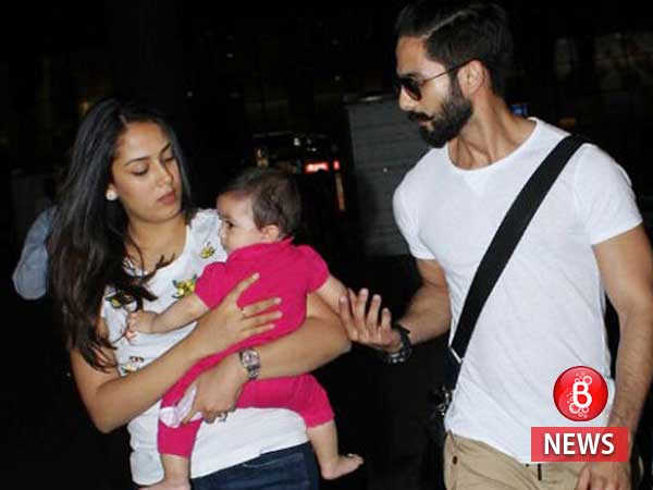 shahid kapoor, mira and misha