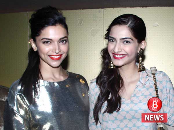 Sonam Kapoor and Deepika Padukone