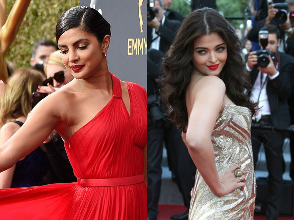Aishwarya Rai Bachchan and Priyanka Chopra lipsticks