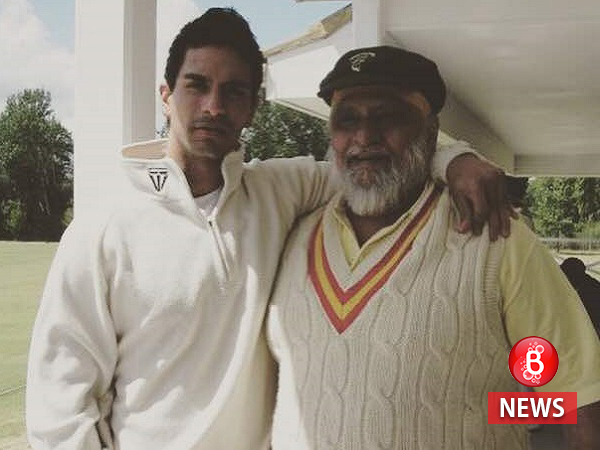Angad Bedi and Bishan Singh Bedi