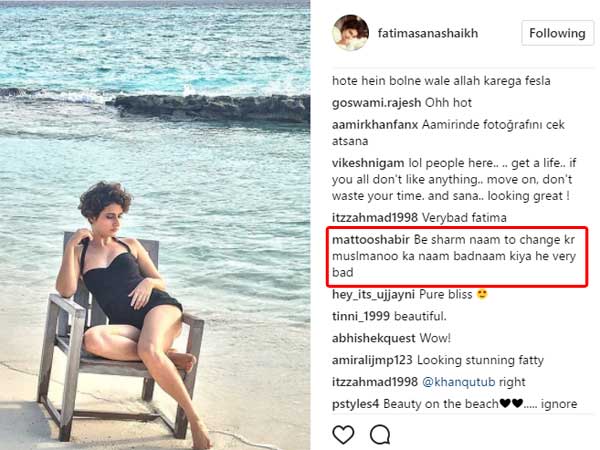 Fatima Sana Shaikh trolled