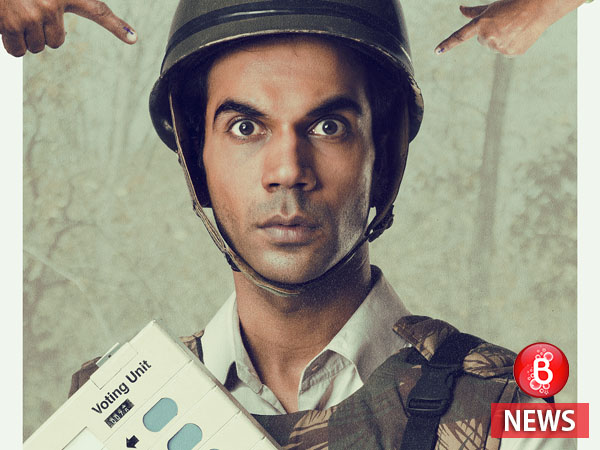 ‘Newton’ poster: Rajkummar Rao is running with an EVM, and we are wondering why