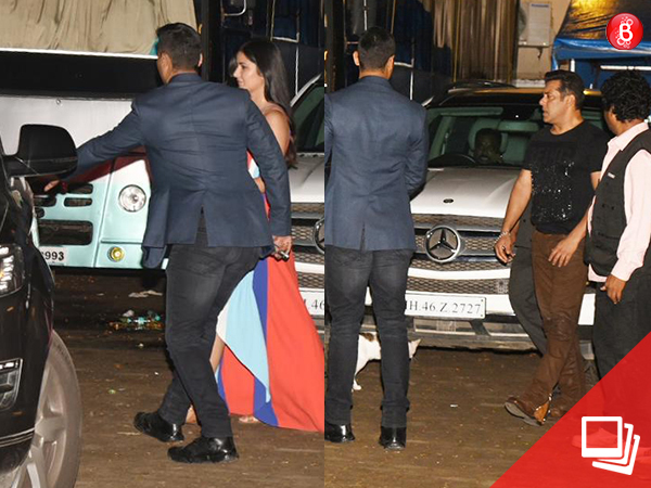 PICS: Salman Khan bids adieu to Katrina Kaif before enjoying his auto rickshaw ride