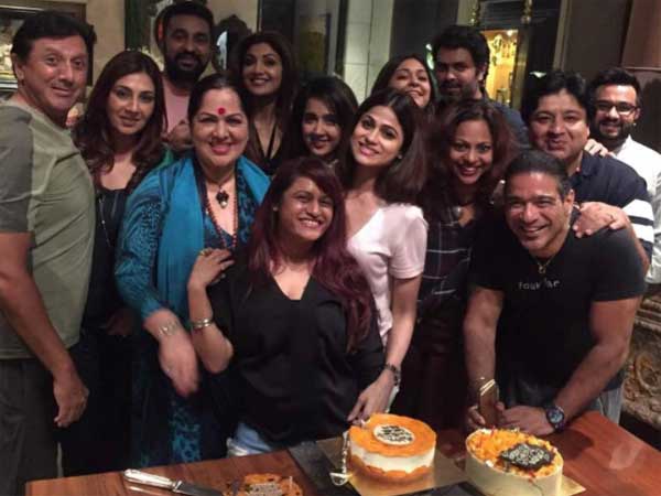 Family and friends made Shilpa Shetty Kundra's birthday bash extra special. VIEW PICS
