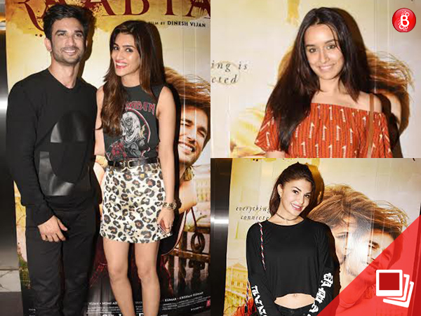 'Raabta': Sushant Singh Rajput and Kriti Sanon welcome a star-studded screening