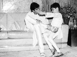 Amitabh Bachchan and Abhishek Bachchan