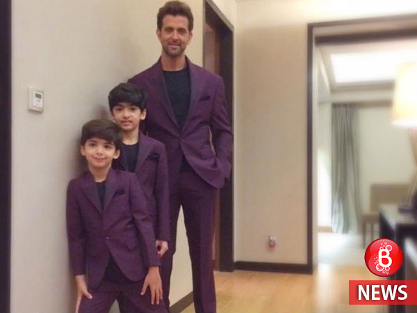 hrithik roshan with sons