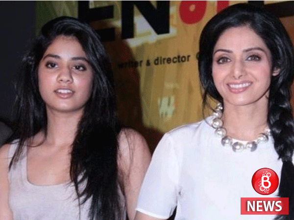 sridevi with jhanvi kapoor