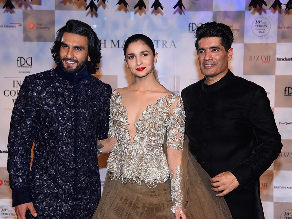 Alia Bhatt, Ranveer Singh, Manish Malhotra